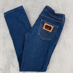 Dolce & Gabbana D&G Women's Blue Denim Jeans Low Rise Size 27 Made in Italy